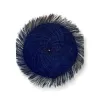 Dark blue handwoven dyed Harakeke traditional Maori Porohita by New Zealand artist Bernie Ross, available at The Little Gallery Whangamata